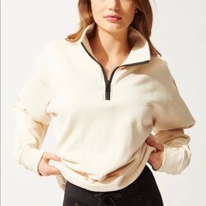 Solid & Striped Zip Pullover